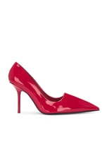 Acne Studios Glossy Pump in Red, view 1, click to view large image.