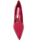 Acne Studios Glossy Pump in Red, view 4, click to view large image.