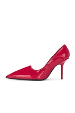 Acne Studios Glossy Pump in Red, view 5, click to view large image.