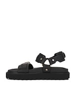 Acne Studios Chunky Sandal in Black, view 5, click to view large image.