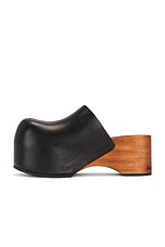 Acne Studios Barlo Clog in Black, view 5, click to view large image.