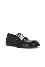 Acne Studios Bargot Loafer in Black, view 2, click to view large image.