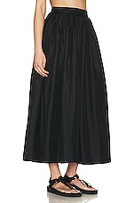 ASCENO Coco Skirt in Black, view 2, click to view large image.