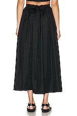 ASCENO Coco Skirt in Black, view 3, click to view large image.