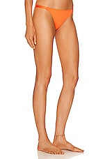 ASCENO The Biarritz Bikini Bottom in Orange, view 2, click to view large image.
