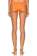 ASCENO The Biarritz Bikini Bottom in Orange, view 3, click to view large image.