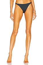ASCENO The Biarritz Bikini Bottom in Slate, view 1, click to view large image.