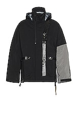 Acronym J115-gt 3l Gore-tex Pro Interops Jacket in Black & Black, view 1, click to view large image.