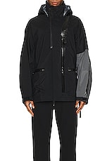 Acronym J115-gt 3l Gore-tex Pro Interops Jacket in Black & Black, view 5, click to view large image.