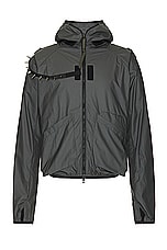 Acronym J118-WS Packable Windstopper Active Shell Jacket in Gray, view 1, click to view large image.