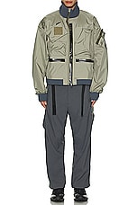 Acronym J123a-gt 3l Gore-tex Interops Jacket in Alpha Green, view 5, click to view large image.