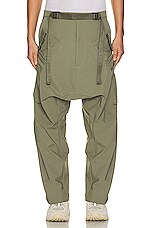 Acronym P30al-ds Schoeller Dryskin Articulated Pant in Alpha Green, view 3, click to view large image.