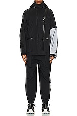 Acronym P53-ws 2l Gore-tex Windstopper Insulated Vent Pant in Black, view 7, click to view large image.