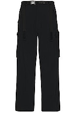Acronym P55-M Nylon Stretch Cargo Trouser in Black, view 1, click to view large image.