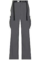 Acronym P55-M Nylon Stretch Cargo Trouser in Blaugrau, view 1, click to view large image.