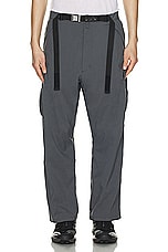 Acronym P55-M Nylon Stretch Cargo Trouser in Blaugrau, view 4, click to view large image.