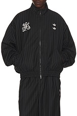 adidas Originals x Willy Chavarria Pinstripe Jacket in Black
