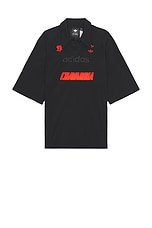 ★アディダス x Willy Chavarria POLO SHIRT 関税込★ adidas Originals x Willy Chavarria Polo Shirt in Black | FWRD