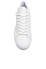 adidas Originals Stan Smith Sneaker in White & Core Black, view 4, click to view large image.