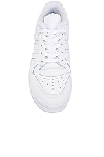adidas Originals Rivalry Low Sneaker in White, view 4, click to view large image.