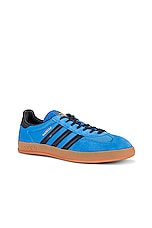 adidas Originals Gazelle Indoor in Bright Blue, view 2, click to view large image.