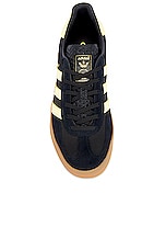 adidas Originals Gazelle Indoor in Core Black, view 4, click to view large image.
