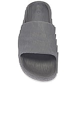 adidas Originals Adilette 22 in Grey Five, view 4, click to view large image.