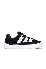 adidas Originals Adimatic Sneaker in Core Black, Crystal White, & Carbon, view 1, click to view large image.
