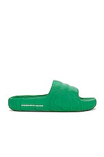 adidas Originals Adilette 22 in Green, view 1, click to view large image.