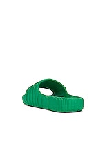 adidas Originals Adilette 22 in Green, view 3, click to view large image.