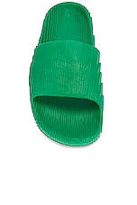 adidas Originals Adilette 22 in Green, view 4, click to view large image.