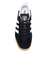 adidas Originals Gazelle Indoor in Core Black, view 4, click to view large image.