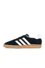 adidas Originals Gazelle Indoor in Core Black, view 5, click to view large image.