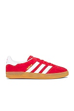 adidas Originals Gazelle Indoor in Scarlet, view 1, click to view large image.