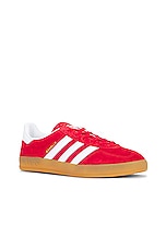 adidas Originals Gazelle Indoor in Scarlet, view 2, click to view large image.