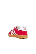 adidas Originals Gazelle Indoor in Scarlet, view 3, click to view large image.