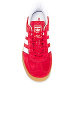adidas Originals Gazelle Indoor in Scarlet, view 4, click to view large image.