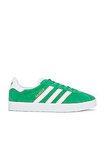 adidas Originals Gazelle 85 in Green, view 1, click to view large image.