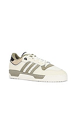 adidas Originals Rivalry 86 Low in Off White, view 2, click to view large image.