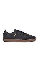 adidas Originals Samba Og Sneaker in Core Black & Gum 5, view 1, click to view large image.