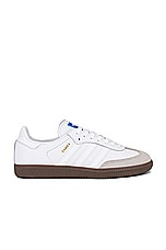 adidas Originals Samba Og Sneaker in White & Gum 5, view 1, click to view large image.