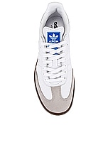 adidas Originals Samba Og Sneaker in White & Gum 5, view 4, click to view large image.