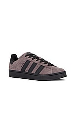 adidas Originals Campus 00s Sneaker in Core Black & Charcoal, view 2, click to view large image.