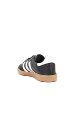 adidas Originals Samba Decon Sneaker in Core Black & White, view 3, click to view large image.