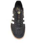 adidas Originals Samba Decon Sneaker in Core Black & White, view 4, click to view large image.