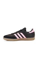 adidas Originals Messi Samba in Black & Easy Pink, view 5, click to view large image.