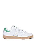 adidas Originals Stan Smith Sneaker in White, Preloved Blue, & Gum 4, view 1, click to view large image.