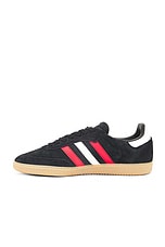adidas Originals Samba Og Sneaker in Core Black, Better Scarlet, & Gum, view 5, click to view large image.
