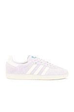 adidas Originals Samba Og Sneaker in Silver Dawn, Chalk White, & Off White, view 1, click to view large image.