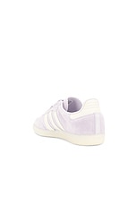 adidas Originals Samba Og Sneaker in Silver Dawn, Chalk White, & Off White, view 3, click to view large image.